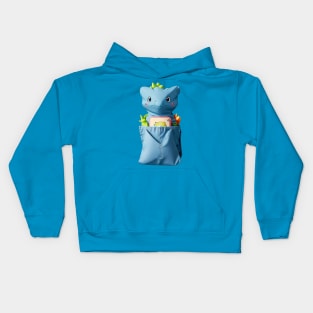 Bag Salamander Gecco Dragon Dino Shirt Shirt Pocket Kids Hoodie
